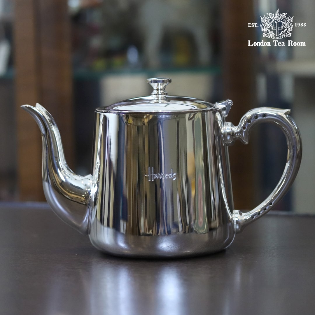 Harrods（ハロッズ）ホテル用ティーポット HR-788【アンティーク】【イギリス製】【シルバープレート】《2024/10/24掲載》