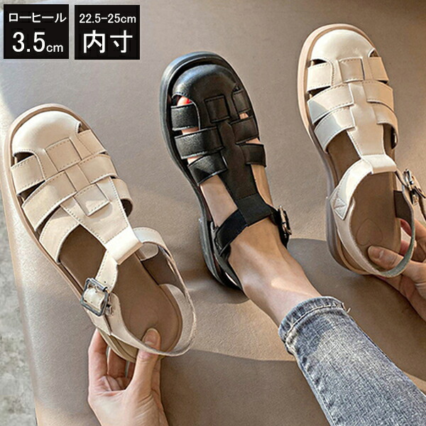 楽天市場】マナ MANA ストラップサンダル レディース 本革 牛革