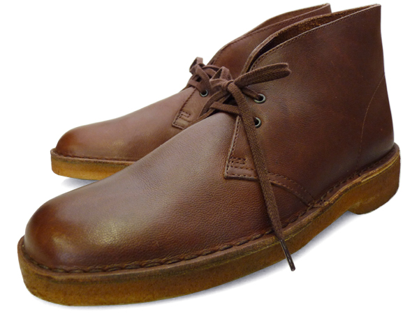 clarks desert boots brown leather