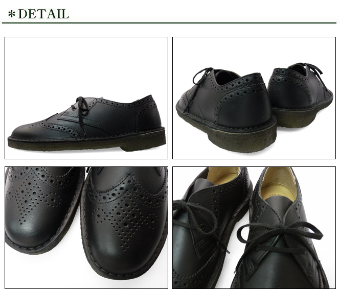 clarks brogues black