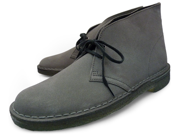 clarks desert boots grey