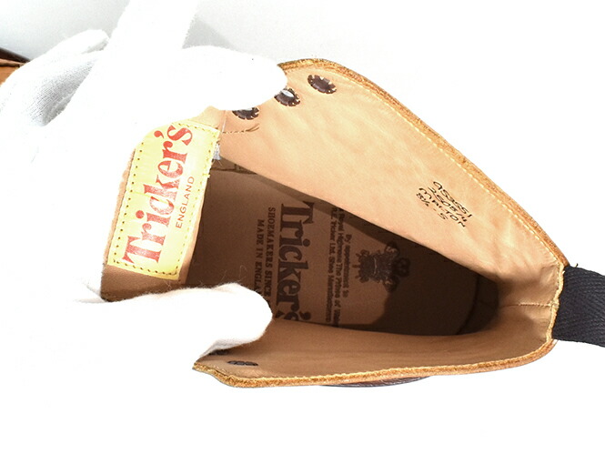 TRICKER'Sトリッカーズカントリーブーツエイコーンメンズブーツウィングチップ本革レザーレースアップ紐レースアップブーツショートブーツブランドキャメルブラウン靴シューズおしゃれ