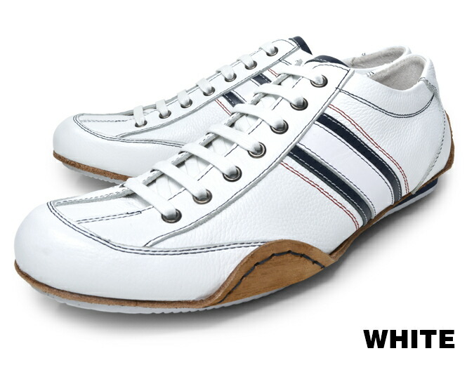 楽天市場 スリージェネレーションズ Three Generations スニーカー メンズ 白 紺 レザースニーカー 本革 ローカット 靴 シューズ 紐 紐靴 おしゃれ 25 5cm 26cm 26 5cm 27cm 27 5cm 送料無料 ｌｏｎｇｐｓｈｏｅ
