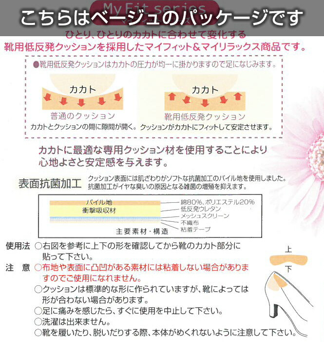 【メール便対応商品】靴脱げ防止パッドかかとコロンブスマイフィット靴ぬげ対策フットソリューション黒ベージュレディースパンプスローファースニーカースリッポン等に