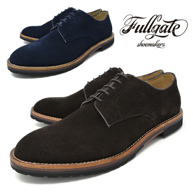 【楽天市場】Fullgate フルゲイト フルゲート ブーツ ぶーつ ダービーシューズ メンズ 紺色 濃茶色 ネイビー ブラウン スエード ...