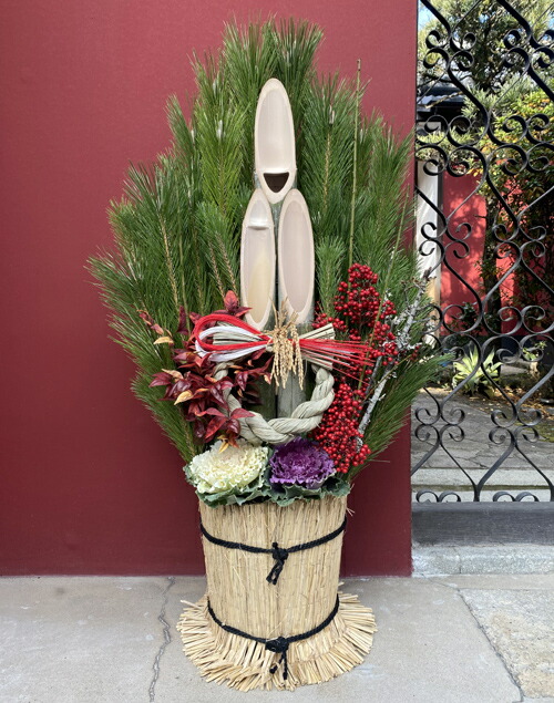 楽天市場】送料無料！ちょっと洋風門松本格派90cm 年越し特集 松竹梅