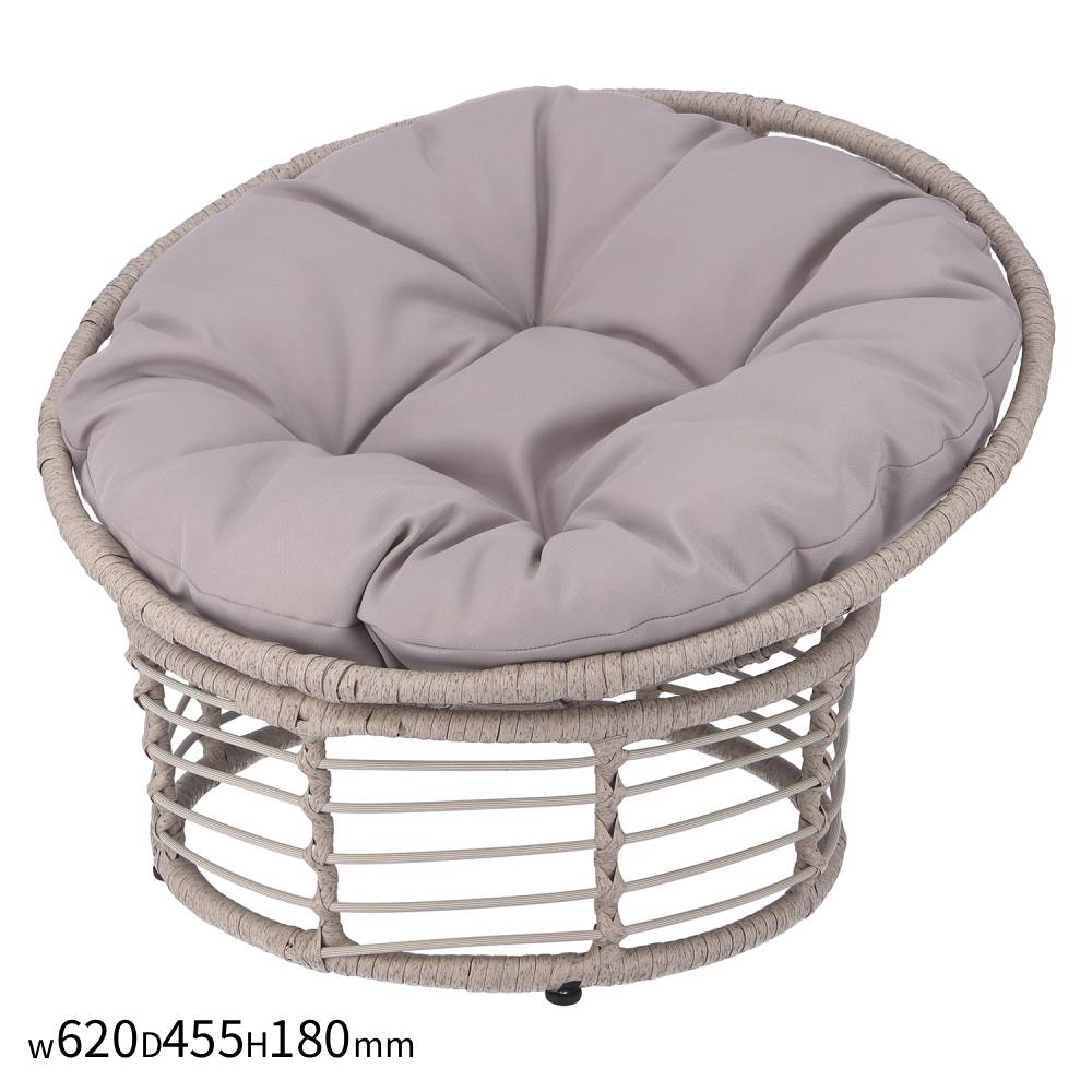 【P5倍4/20 13-15時&最大1万円クーポン4/17-23】 ペット用クッションチェア 幅620×奥行455×高さ180mm グレー ペットソファ ペットチェア ペットベット 室内用 ペット用 リゾート 高級 癒し 犬猫用 JYF20050