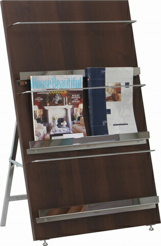 楽天市場】マガジンラック 本棚 木製 カタログ 雑誌 HGL-5890 LOOKIT