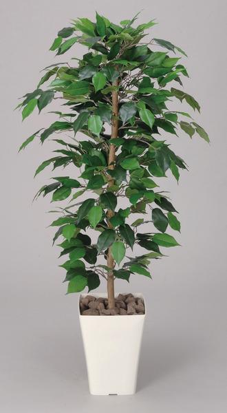 【P5倍7/20 13-15時&最大1万円クーポン7/19-25】 ベンジャミン 観葉植物 造花 鉢植え プラント 人工植物 植木 鉢付き 消臭 抗菌 防汚 おしゃれ インテリア オフィス 玄関 ガーデン 施設 病院 店舗 C4208-150|LOOKIT オフィス家具 インテリア