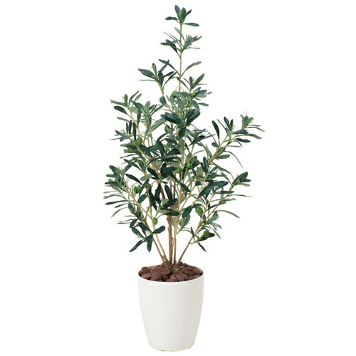 【最大1万円ｸｰﾎﾟﾝ4/4-9】 オリーブ 観葉植物 造花 鉢植え プラント 人工植物 花 植木 鉢付き 消臭 抗菌 防汚 おしゃれ インテリア オフィス 会議室 玄関 ガーデン 施設 病院 3A4905-120