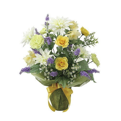 Kouhinshitsu E Atai アレンジメント 光の楽園 54cm 光触媒 造花 アートフラワー アレンジ花 仏花 仏壇用 供花 神棚 お悔み 法事 喪中見舞い セレモニー 消臭 抗菌 防汚 81a90 99 在庫限り Kanematsuusa Com