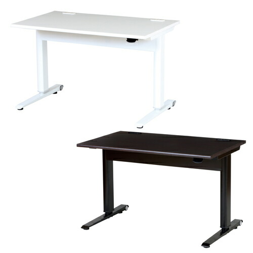 日本製 楽天市場 最大400円クーポン5 6 10時まで 法人限定 昇降デスク 幅10 高さ調節 机 勉強机 作業机 作業台 オフィス 会社 事務所 テーブル パソコン キャスター 昇降レバー Ldc L127wb Lookit オフィス家具 インテリア 人気ブランドを Lexusoman Com
