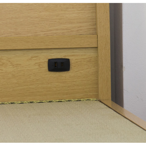【楽天市場】高さ調節できる畳ベッド セミダブル 日本製 防湿防虫加工 照明付き 畳 ベッド セミダブルベッド 棚付き おしゃれ 人気 介護