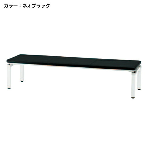 【P5倍5/5 13-15時\u0026最大1万円ｸｰﾎﾟﾝ5/5】 【法人限定】 ロビーチェア 幅1800mm 4人掛け 長椅子 待合椅子 ロビーベンチ レザー 病院 クリニック 福祉施設 介護施設 シンプル おしゃれ 日本製 FLC-1800L-S LOOKIT オフィス家具 インテリア
