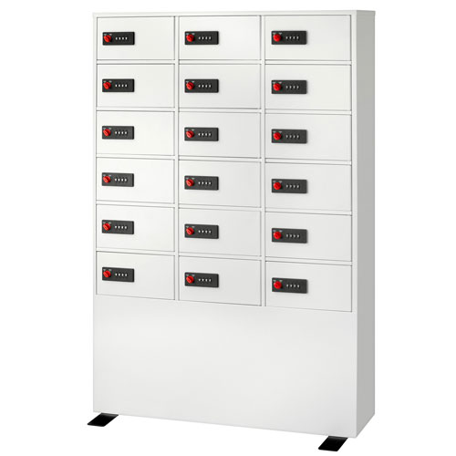 楽天市場】【送料無料】貴重品保管庫 2列4段/8人用 ダイヤルロック式