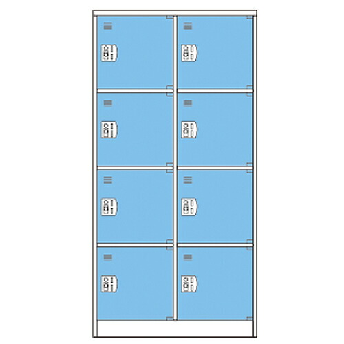【P5倍5/5 13-15時\u0026最大1万円ｸｰﾎﾟﾝ5/5】 【法人限定】 ロッカー 8人用 2列4段 コインリターン錠 コインロッカー 更衣ロッカー スチールロッカー オフィス 学校 更衣室 業務用 シンプル 日本製 CCR-0824