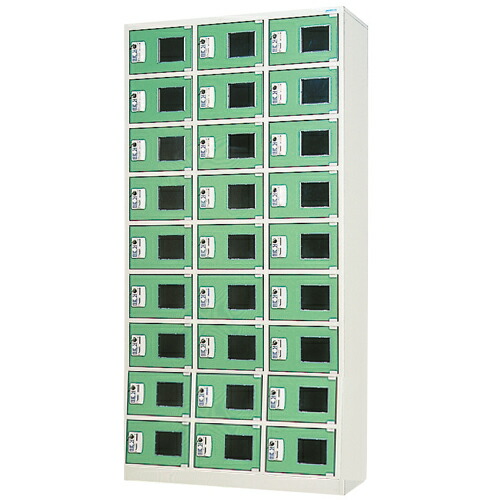 【P5倍4/20 13-15時&最大1万円ｸｰﾎﾟﾝ4/17-23】 【法人限定】 コインロッカー 27人用 シューズロッカー 3列9段 貴重品 下駄箱 シューズボックス ロッカー 貴重品入れ 貴重品ロッカー CCR-2739N 131,850円