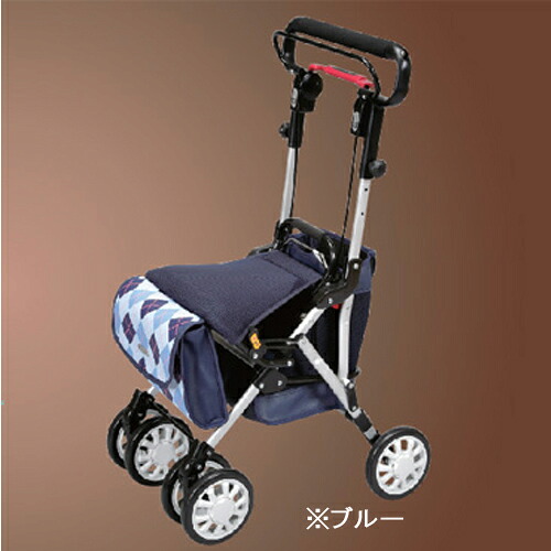 【最大1万円ｸｰﾎﾟﾝ4/4-9】 シルバーカー 軽量 高齢者用 お年寄り向け 介護用品 手押し車 イス 椅子 ショッピングカート 折りたたみ ブレーキ WL-0248
