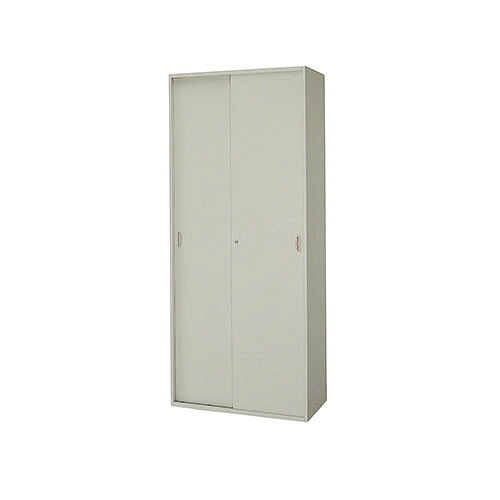 【13-15時&最大1万円クーポン7/19-25】 引戸書庫 幅899×奥行400×高さ2100mm 収納庫 保管庫 スチール書庫 引違い書庫 キャビネット オフィス収納 本棚 書棚 ファイル 引き戸 鍵付き 収納 NWS-0921H-AW LOOKIT オフィス家具 インテリア|LOOKIT オフィス家具 インテリア