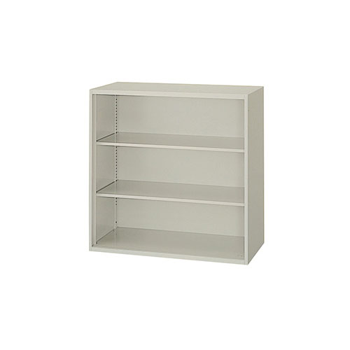 【最大1万円ｸｰﾎﾟﾝ4/4-9】 オープン書庫 幅899×奥行400×高さ900mm 収納庫 保管庫 スチール書庫 キャビネット オフィス収納 本棚 書棚 ファイル収納 書類収納 スチール製 NWS-0909N-AW LOOKIT オフィス家具 インテリア