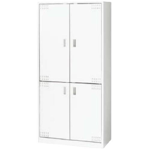 【P5倍7/30 13-15時&最大1万円ｸｰﾎﾟﾝ7/30】 食器棚 幅900&times;奥行450&times;高さ1800mm キッチンボード キッチン収納 キャビネット キッチンキャビネット おしゃれ シンプル 大容量 会社 事務所 日本製 OK15-W｜LOOKIT オフィス家具 インテリア