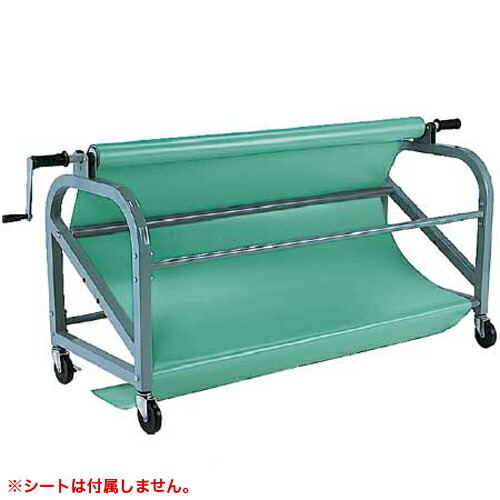 【P5倍5/10 13-15時\u0026最大1万円ｸｰﾎﾟﾝ5/9-15】 【法人限定】フロアシート運搬車 シート フロアマット 運搬車 巻取器 巻き取り器 フロアシート用 体育館 保管 備品 体育館 学校 教育施設 ホール 日本製 S-9456 LOOKIT オフィス家具 インテリア
