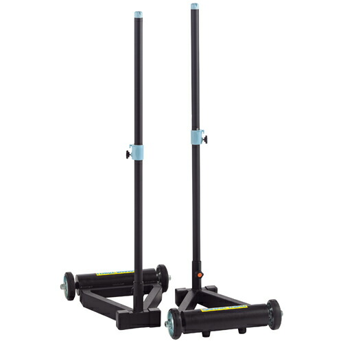 楽天市場】【送料無料】バドミントン支柱移動式SS エバニュー（EVERNEW