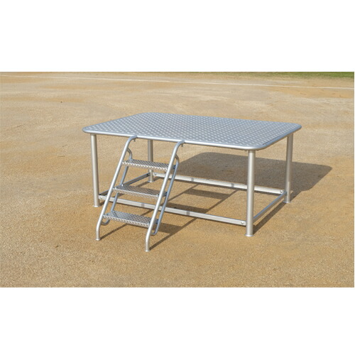 楽天市場】【法人限定】サンワタイイク 号令台 朝礼台 指揮台 三和体育