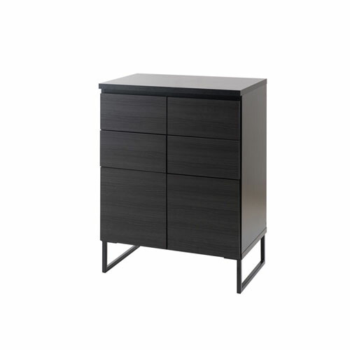 【最大1万円ｸｰﾎﾟﾝ4/14-17】 スクエアキャビネット 引出しタイプ 幅71cm キャビネット リビングキャビネット リビングボード サイドボード 木製 おしゃれ シンプル 日本製 完成品 ST-0003