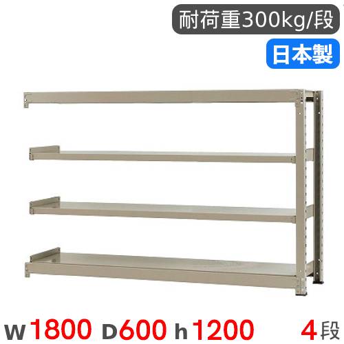 【最大限度1万円ｸｰﾎﾟﾝ5/9-15】 スチール写真仕合わせ かかわり合い 幅180×奥ぶかさ60×高さ120珊 4段 300kg/段 中量仕合わせ 商いもの棚 公公然たる仕合わせ スチール写真棚 納める棚 書物棚 事務室 バス発着場 工業プラント 国産 58346404174 オフィス収納-インテリア・寝具・収納