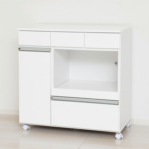 楽天市場】キッチンカウンター レンジ台 レンジボード 食器棚 キッチン