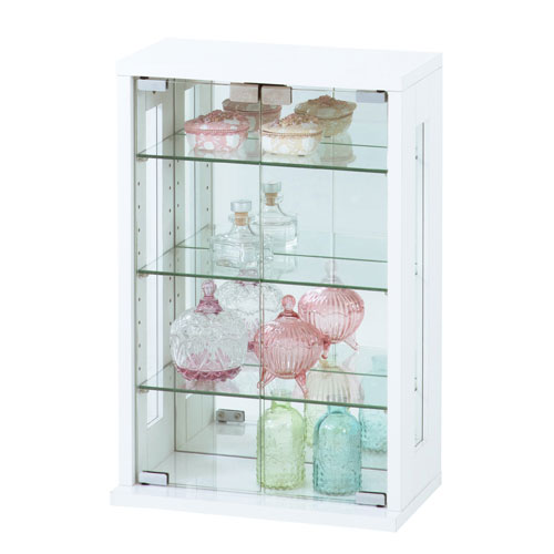 コレクションラック 収納家具 フィギュア収納 2時 時 6 26 ショーケース コレクションケース 時 6 26 ガラスケース スタイリッシュ スタイリッシュ ガラス 最大1万円クーポン6 22 小物収納 コンパクト カガミ 美しい 机 サイドボード 縦型 ガラス棚 可動棚 卓上