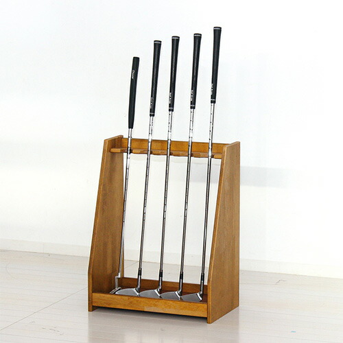 楽天市場】天然木 ディスプレイスタンド ゴルフクラブスタンド