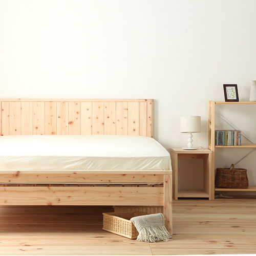 楽天市場】【送料無料】 すのこベッド ダブル ヒノキ 日本製 すのこ