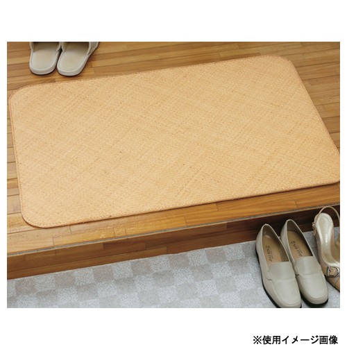 マット 約90×180cm 送料無料 ラタンカーペット 籐製マット 滑り止め付きラタンマット 玄関マット キッチンマット 脱衣所 アジアン 和風 2n390n