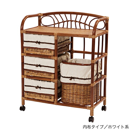 【最大1万円ｸｰﾎﾟﾝ4/4-9】 ランドリーチェスト 送料無料 ラタンチェスト 洗濯物カゴ 籐家具 ランドリーワゴン リネン類 洋服収納 整理 ラタンカゴ 引き出し ラタンバスケット Y11