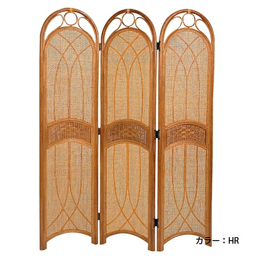 楽天市場】スクリーン 3連 送料無料 衝立 ラタンパーテーション