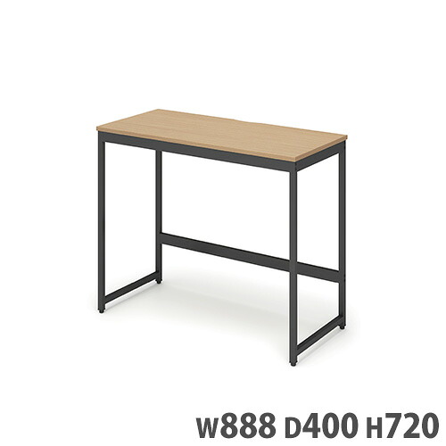 【P5倍4/20 13-15時&最大1万円ｸｰﾎﾟﾝ4/17-23】 カウンターテーブル 幅888×高さ720mm シンプルブース用デスク オフィスデスク カウンターデスク ワークデスク パソコンデスク 平机 作業机 木目調 SPBD-9040-B 25,056円