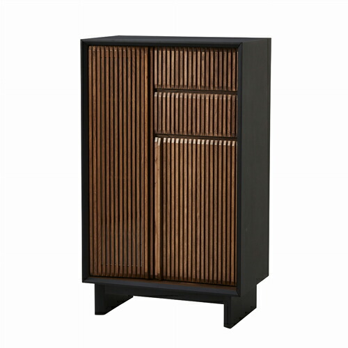 キャビネット 幅750×奥行440×高さ1290mm 飾り棚 リビングラック 和テイスト モダン おしゃれ 収納家具 収納ラック インテリア 家具 GRAM-75C
