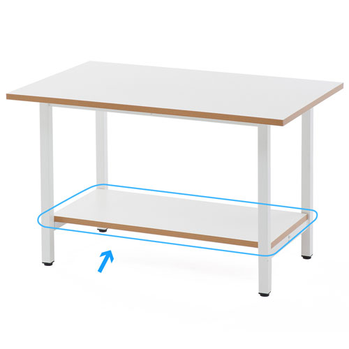 作業台 山金工業 ヤマテック 全面棚板・キャスター付き 幅900×奥行