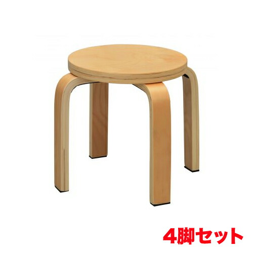 【SS押さえるP5倍6/5 13-15時\u0026最大限度1万円ｸｰﾎﾟﾝ6/4-10】 【法人押さえる】 丸腰掛け 4脚書き割り 幅360×奥ふかさ360×高さ300粍 置き目女性議長 腰掛け 木製 スタッキングチェア  白木女性議長 会合女性議長 SHSC-LNA-4SET