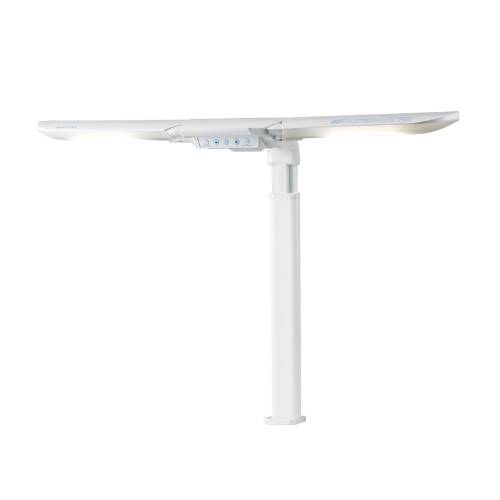 【P5倍4/20 13-15時&最大1万円クーポン4/17-23】 卓上スタンド LED クランプ式 幅850×奥行340×高さ265mm デスクライト テーブルライト 卓上ライト 卓上照明 おしゃれ ホワイト デスク ライト 在宅勤務 ECL-546