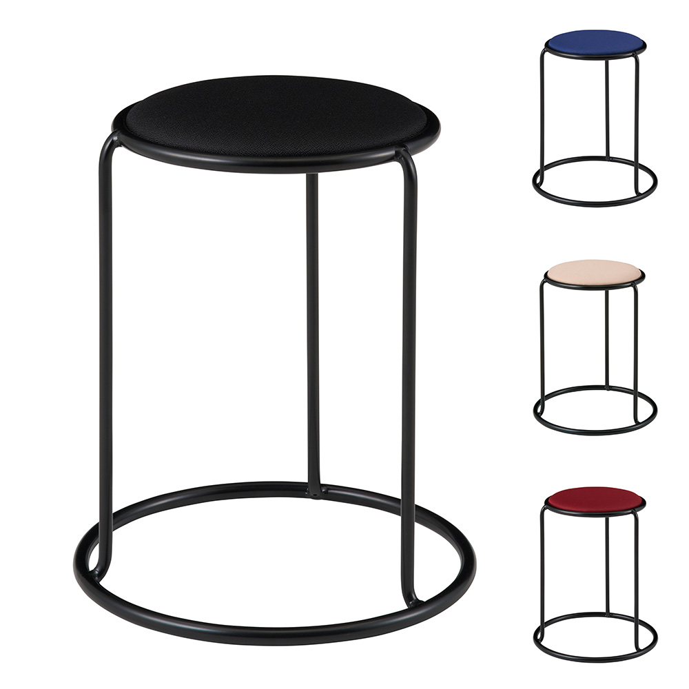 【P5倍7/20 13-15時&最大1万円クーポン7/19-25】 【法人限定】 スツール ライオン事務器 LEO リング付き 丸椅子 丸イス スタッキングスツール 丸 丸型 スタッキング スタック 重ねて収納 軽量 コンパクト LE-39R|LOOKIT オフィス家具 インテリア