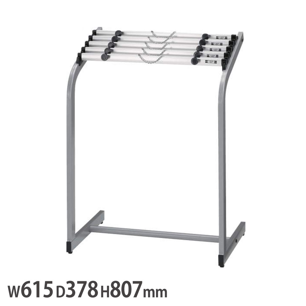 【最大1万円ｸｰﾎﾟﾝ4/4-9】 【法人限定】 新聞架 ライオン事務器 No.27N 組立式5段 幅615×奥行378×高さ807mm スチール脚 新聞掛け 新聞ホルダー マガジンラック 新聞スタンド 本棚 No27N