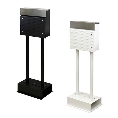 【最大1万円ｸｰﾎﾟﾝ4/4-9】 スタンドポスト 幅36.6×奥行28×高さ107cm ポスト 郵便ポスト 郵便受け 鍵付きポスト レターボックス 手紙受け おしゃれ かわいい 自立 玄関 鍵 SDM-007-008