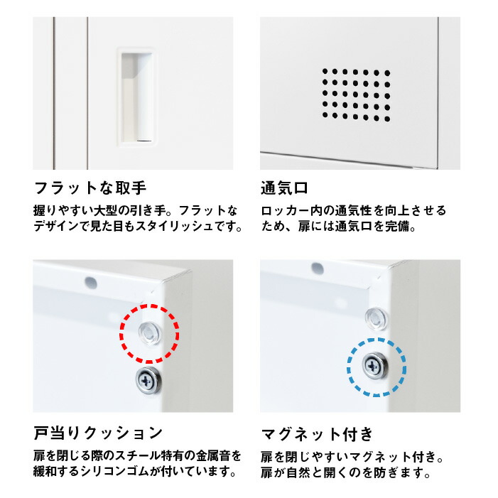 9人用ロッカー3列3段システム収納庫スチール書庫事務所白ホワイト貴重品ロッカーパーソナルロッカー収納幅900×奥行400×高さ1050mmファシルFH-9