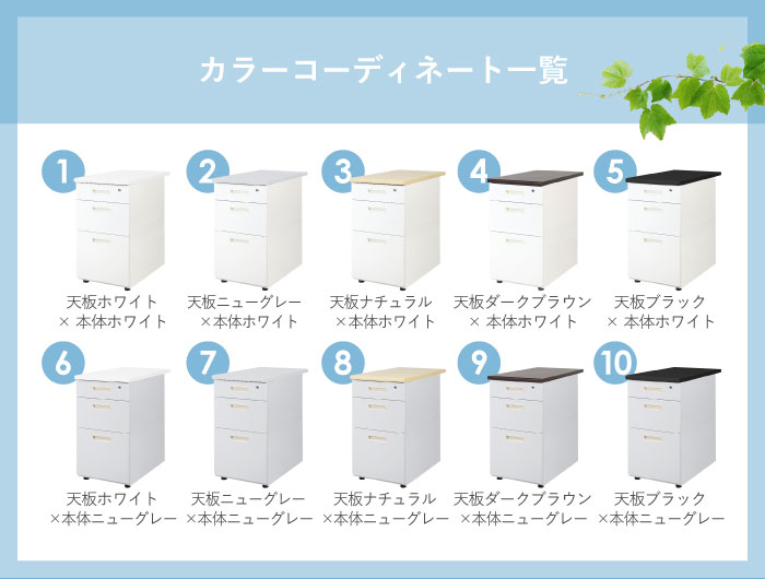 ラッピング ※ 脇机 3段 鍵付き 幅400×奥行700mm サイドデスク 収納 引き出し サイドチェスト スチール製 3段ワゴン キャビネット  サイドワゴン LD-WD3 ルキット オフィス家具 インテリア fucoa.cl