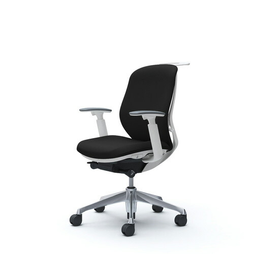 【最大1万円ｸｰﾎﾟﾝ4/14-17】 シルフィー チェア オカムラ オフィスチェア 岡村製作所 クッションチェア SOHO ローバックチェア ワークチェア アーム付き パソコンチェア 日本製 国産 C684BW