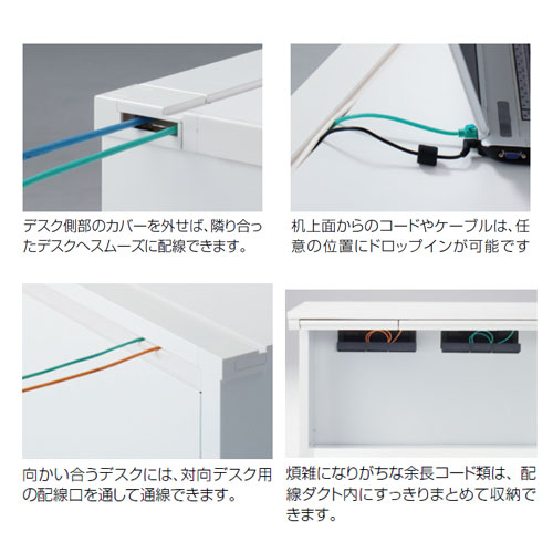 オカムラアドバンスオフィスデスク片袖3段幅1100×奥行700mm3V1NEK