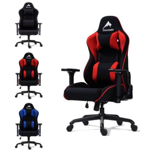 【最大1万円ｸｰﾎﾟﾝ4/17-23】 ゲーミングチェア Contieaks ローザ EVO リクライニング ファブリック オフィスチェア デスクチェア レーシングチェア おしゃれ 勉強 426050-426052